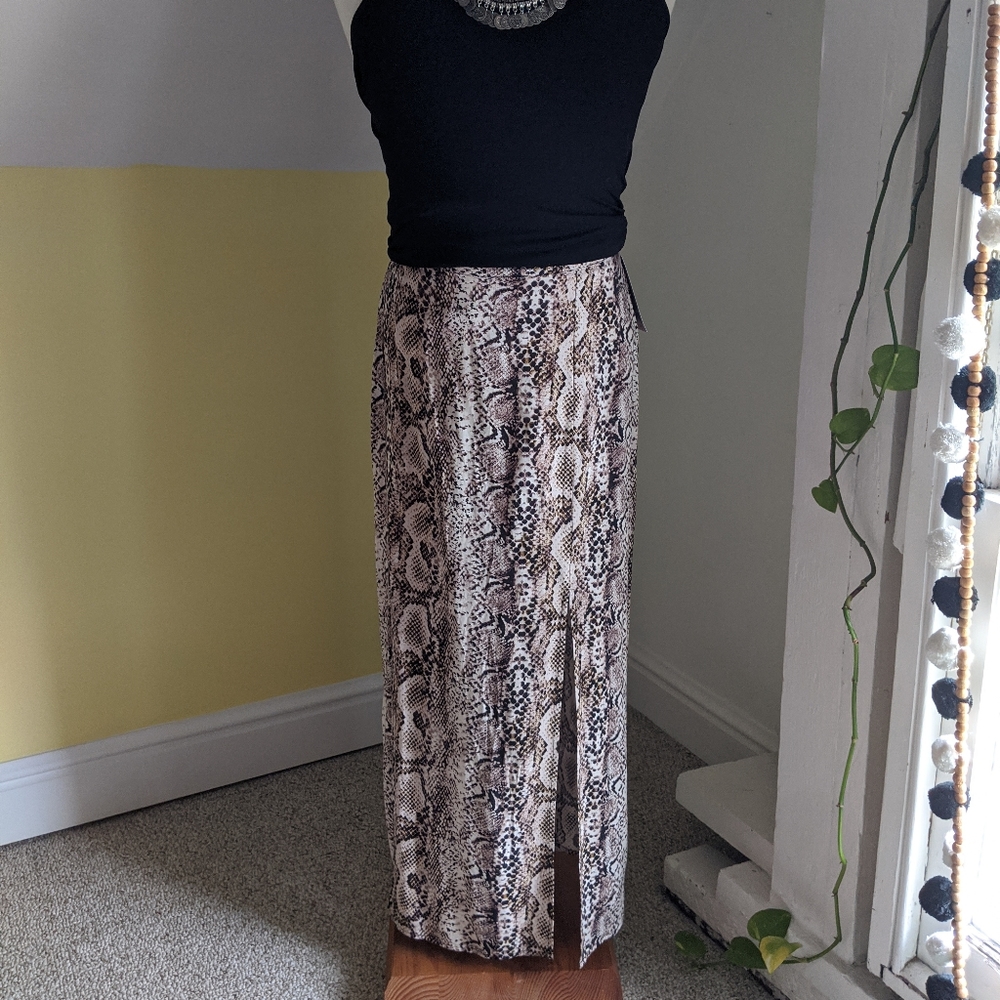 Snake Skin Print skirt